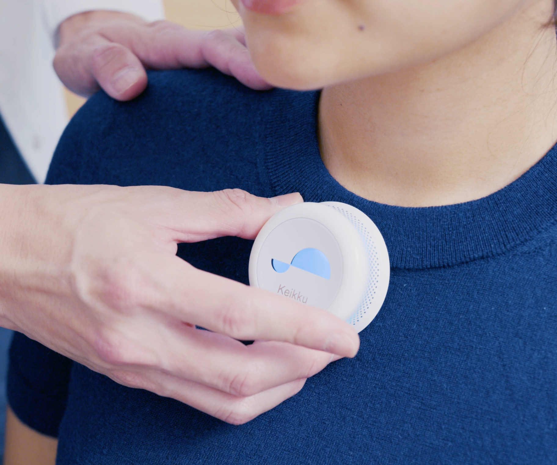 Auscultation with Keikku device